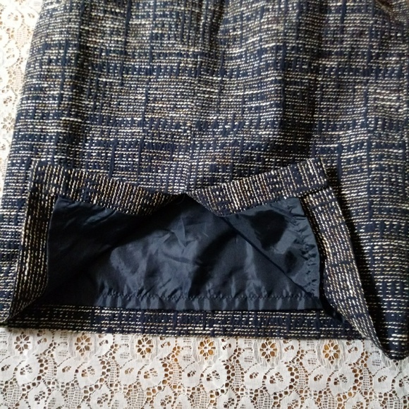 Pencil Skirt & Stretch Belt Lined Size 6 - Picture 4 of 8